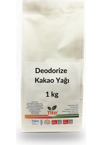 Deodorize Kakao Yağı 1 kg