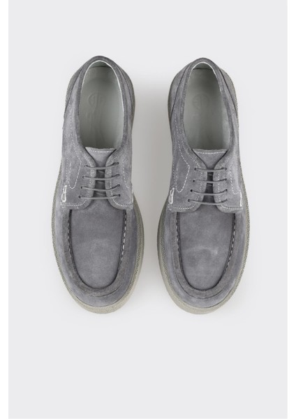 Gri Deri Erkek Günlük Ayakkabı fırsatları