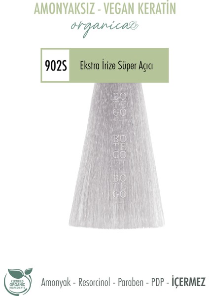 Organica Krem Boya 902S Ekstra Irize Süper Açıcı 100 ml