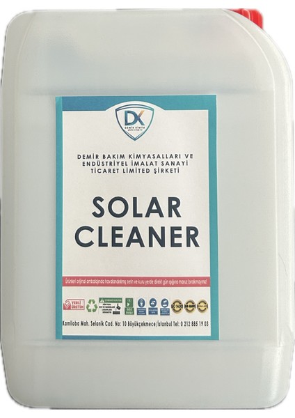 Demir Kimya Solar Cleaner (Güneş Panel Temizleyici) 5 Litre