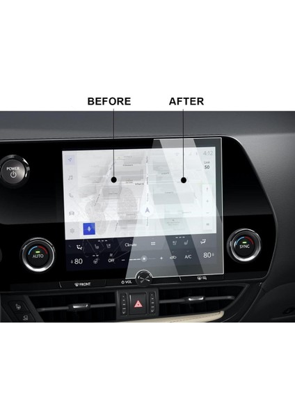Lexus Lbx 9.8 Inç Mat Ekran Koruyucu Multimedya Şeffaf fiyatları