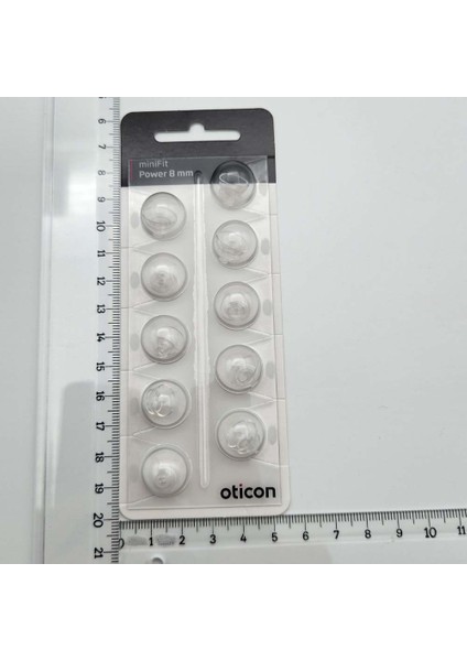 Oticon Minifit Power 8 mm Dome, Oticon Işitme Cihazı Power Dom/kubbe (1 Paket=10 Adet) modelleri