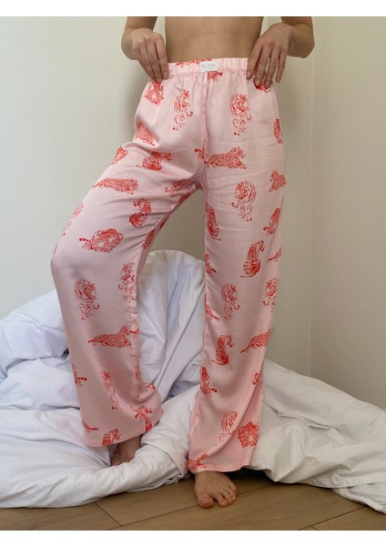 Poplin Kumaş Beli Lastlikli Pantolon fiyatları