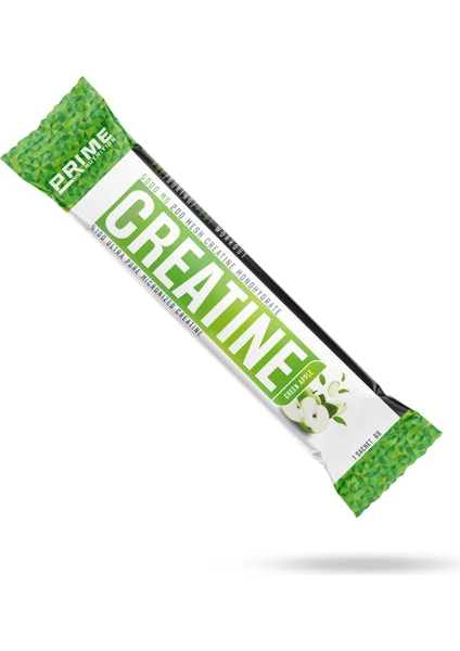 Prime Nutrition Creatine 6 Gram Yeşil Elma - Kreatin Monohidrat  Mikronize ( Tek Kullanımlık Paket )