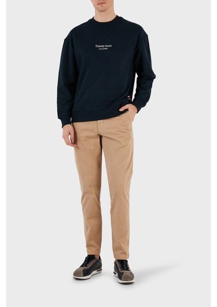 Belden Bağlamalı Pamuklu Cepli Regular Fit Pantolon Erkek Pantolon MW0MW32131 Rbl