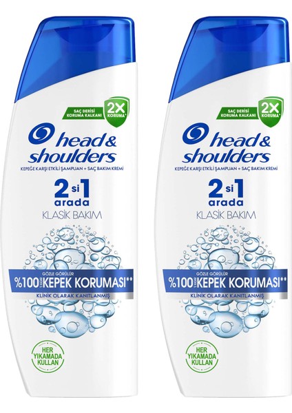 H&S Şampuan Klasik Bakım 2in1 330 ml x2 Adet fiyatları