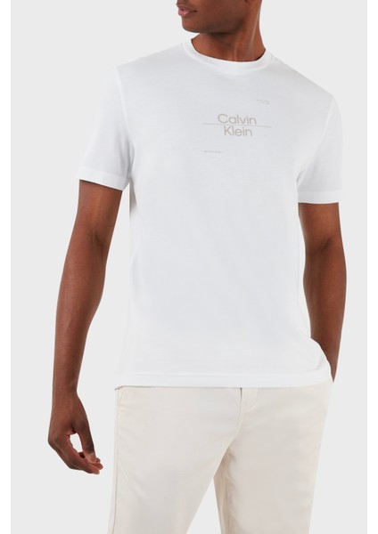 Pamuklu Regular Fit Bisiklet Yaka T Shirt K10K112489Yaf Erkek T Shirt K10K112489 Yaf
