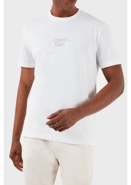 Pamuklu Regular Fit Bisiklet Yaka T Shirt K10K112489Yaf Erkek T Shirt K10K112489 Yaf
