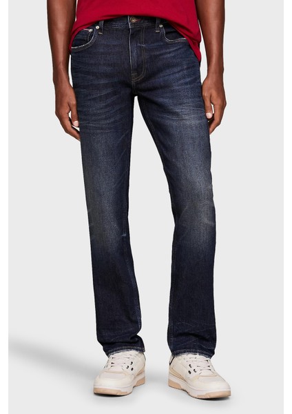 Tommy Hilfiger Streç Pamuklu Denton Straight Jeans Erkek Kot Pantolon MW0MW33973 1bn