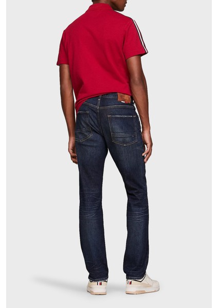 Tommy Hilfiger Streç Pamuklu Denton Straight Jeans Erkek Kot Pantolon MW0MW33973 1bn