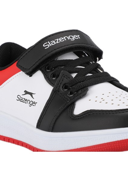 PRINCE I Unisex Çocuk Sneaker Koşu & Yürüyüş Ayakkabısı Beyaz / Siyah / Kırmızı