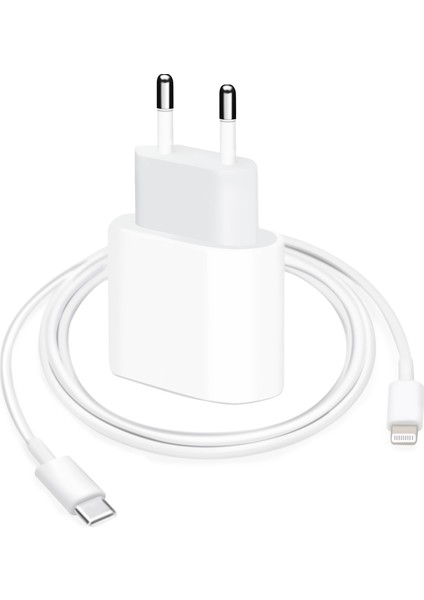 Iphone 20W Tüm Serilerle Uyumlu Hızlı Şarj Aleti Kablo Adaptör