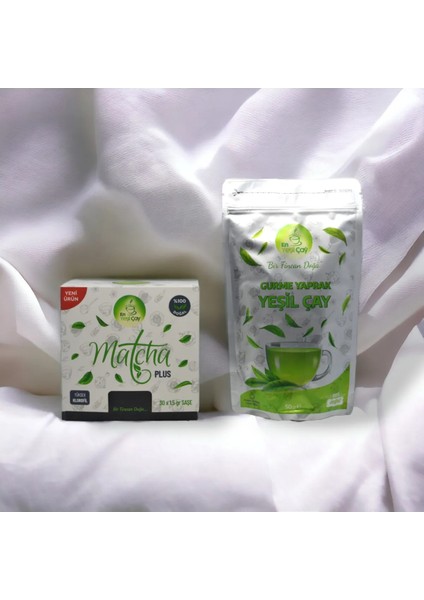 Matcha Plus Saf Matcha Çayı ve Gurme Yaprak Yeşil Çay