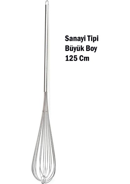 Sanayi Tipi 3009-6 Çelik Çırpıcı, 125 cm