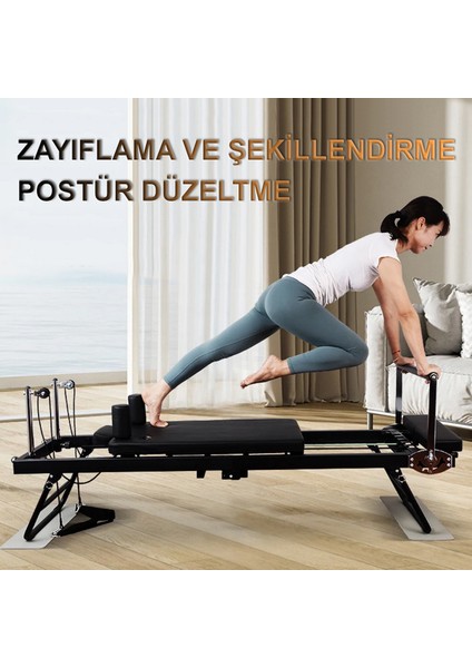 Hattrıck Pilates Reformer Ev Tipi - Yer kaplamayan katlanır hafıf
