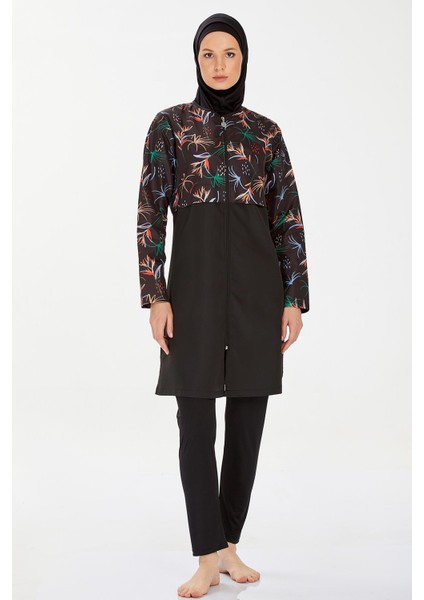 Tam Kapalı Tesettür Mayo 9282 Nıssa Siyah modelleri