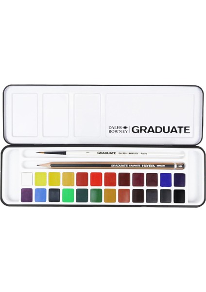 Daler Rowney Graduate Suluboya Seti 24 Renk FT135900024