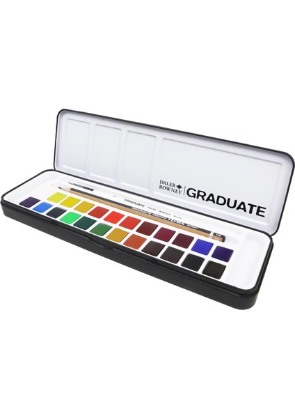 Daler Rowney Graduate Suluboya Seti 24 Renk FT135900024