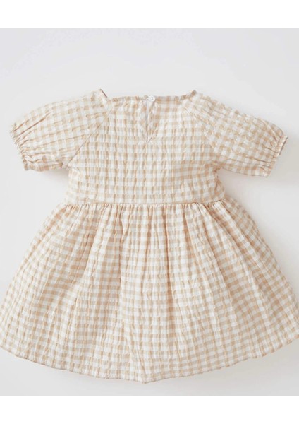 Kız Bebek Kolsuz Gofre Elbise fiyatları
