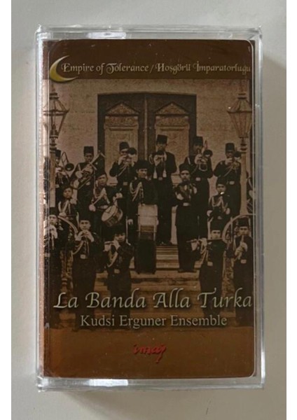 Kudsi Erguner Ensemble La Banda Alla Turka Kaset (Jelatininde Sıfır Orjnal Dönem Baskı Kaset)