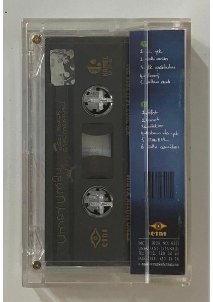 Umay Umay Ağzı Bozuk Aşk Mektubu Kaset (Orjnal Dönem Baskı Kaset)