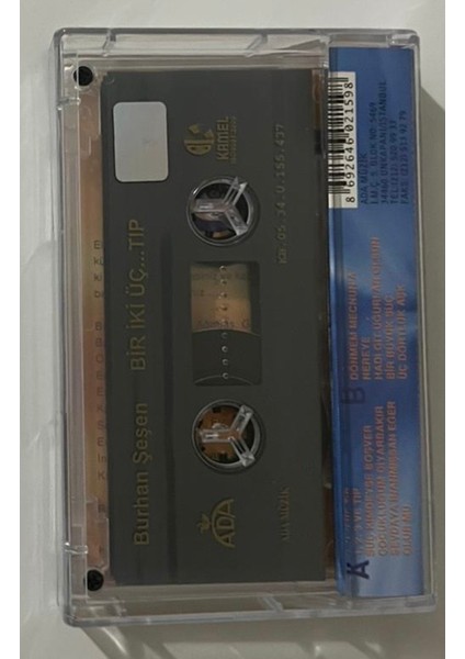 Burhan Şeşen Bir Iki Üç Tıp Kaset (Orjnal Dönem Baskı Kaset) fiyatları