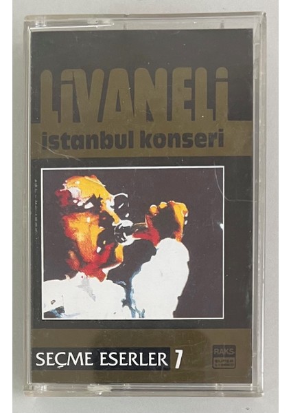 Zülfü Livaneli Istanbul Konseri Seçme Eserler 7 Kaset (Orjnal Dönem Baskı Kaset)
