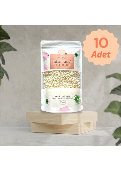 Şekersiz Sade Pirinç Patlağı 10 x 230 gr