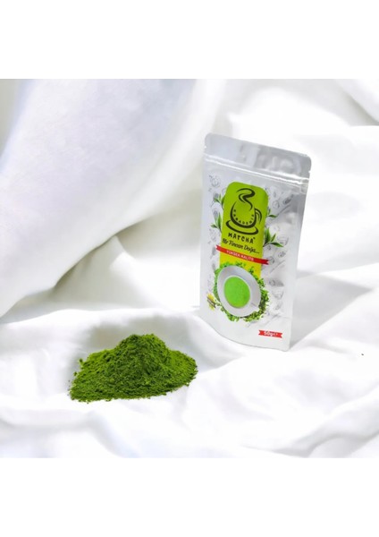 Saf Matcha 50 gr + (Türkiye'de Ilk) Tencha Yeşil Çay 75 gr