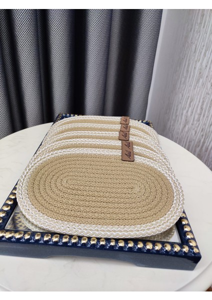 Oval Fincan/bardak Altlığı