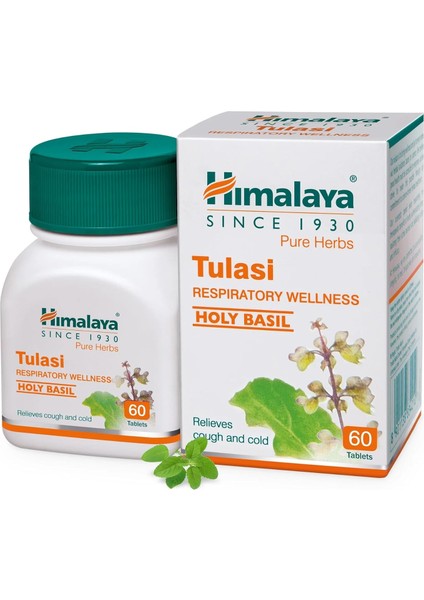 Herbals Tulasi (Holy Basil) 60 Tablet – Kutsal Fesleğen