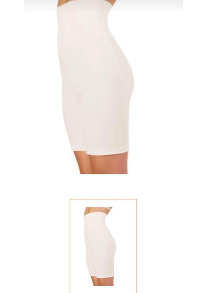 Kadın Göbek ve Bacak Bölgesi Için Toparlayıcı Paçalı Korse(1 Beden Inceltir)