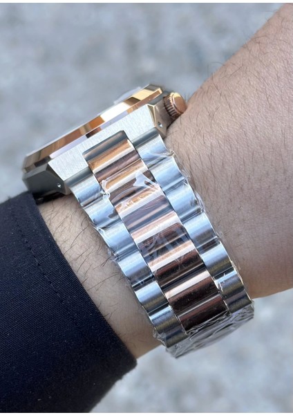 Gri/rosegold Kordon Otomatik Erkek Kol Saati fiyatları