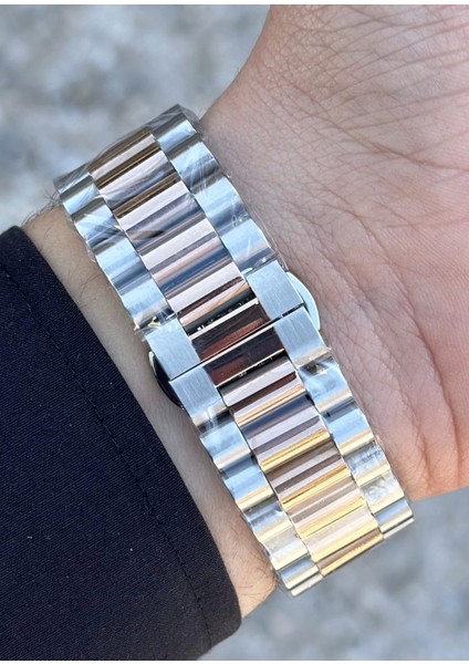 Gri/rosegold Kordon Otomatik Erkek Kol Saati modelleri