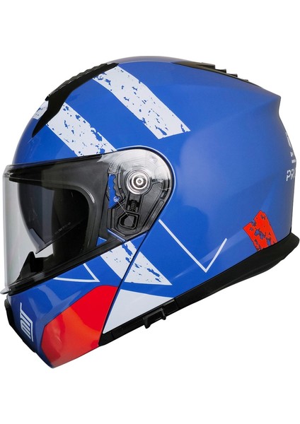 966 V2 Çene Açılır Kask Mavi modelleri