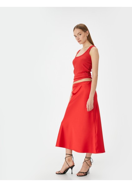 Midi Saten Etek Normal Bel fiyatları