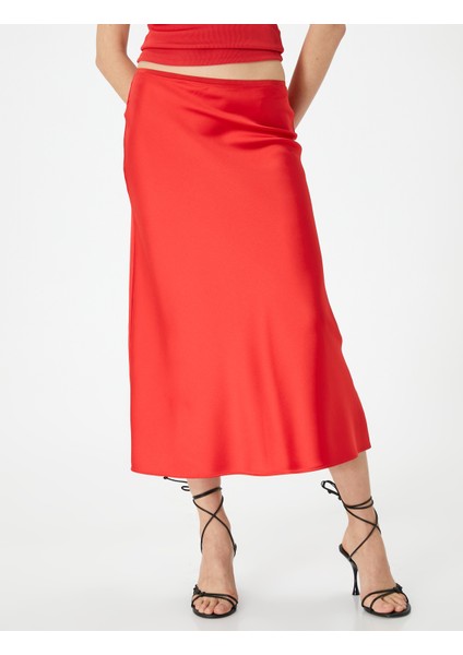 Midi Saten Etek Normal Bel modelleri