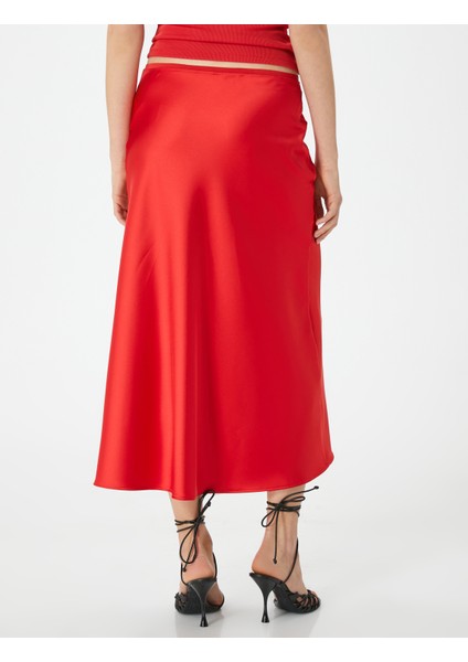 Midi Saten Etek Normal Bel fırsatları