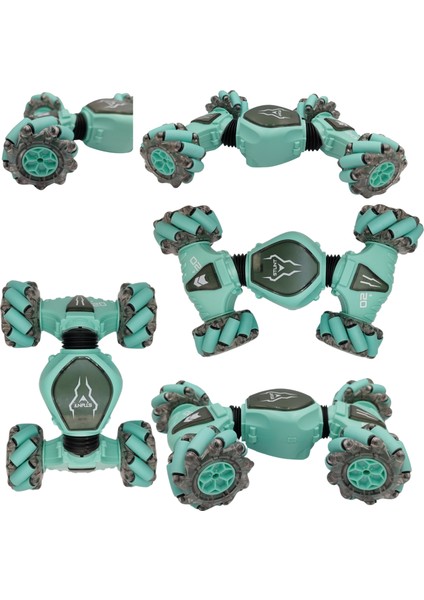 Oyuncak 2.4 Ghz Bilekten ve Uzaktan Kumandalı Işıklı 4x4 Çift Kumandalı Akrobat Araba indirimleri