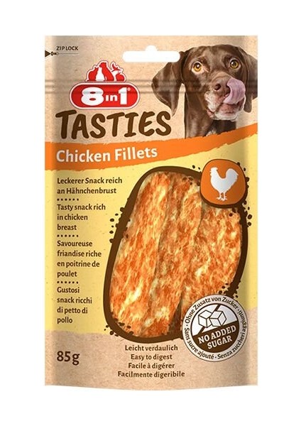 Tasties Chicken Fillets Tavuk Fileto Köpek Ödül Maması 85 gr