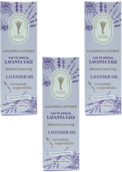 Dr. Lavender Saf ve Doğal Lavanta Yağı 10 ml 3 Adet