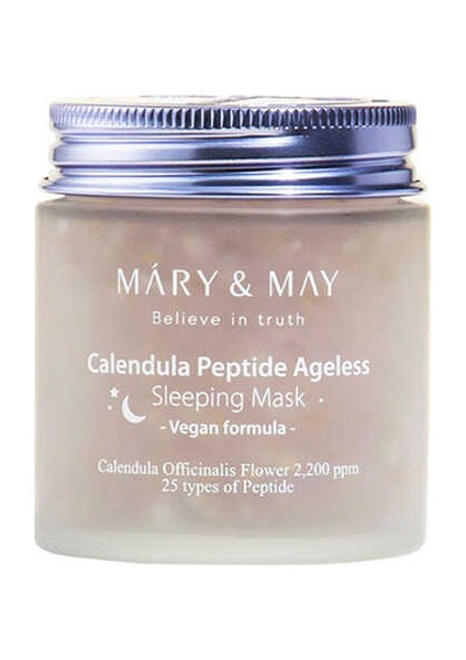 Mary And May Calendula Peptide Ageless Uyku Maskesi 110G