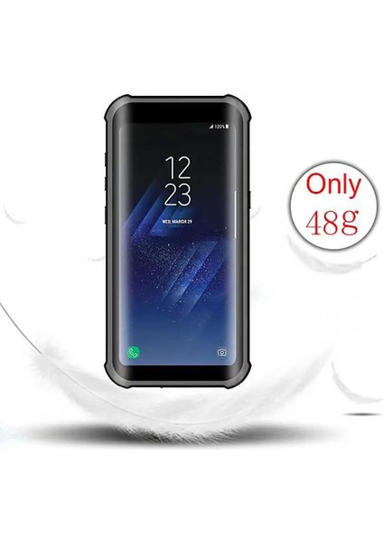 Samsung Galaxy S8 Uyumlu Su Geçirmez Kılıf Suya ve Toza Dayanıklı 360 Tam Koruma Kapak