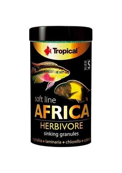 Softline Africa Herbivore Granül Balık Yemi 100 ml - 67563