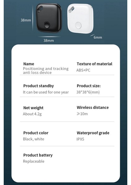 Smart Tag Airtag Akıllı Takip Cihazı Apple My Find Uyumlu