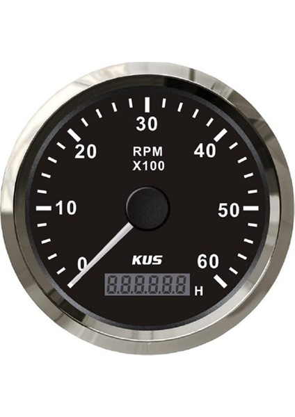 Devir Göstergesi 6000 Rpm Siyah 12-24V 85 mm