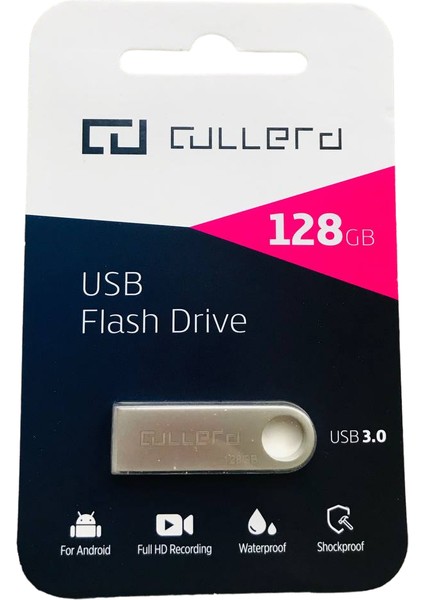 128GB USB 3.0 Metal Flash Bellek