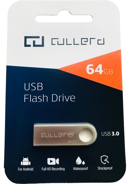 64GB USB 3.0 Metal Flash Bellek