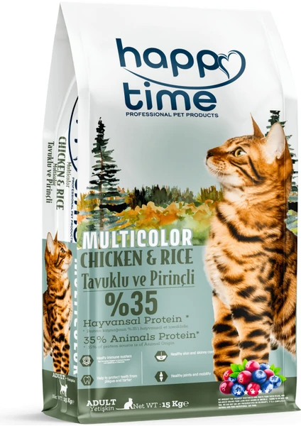 Happy Time Gourmet Yetişkin Kedi Maması 15 kg