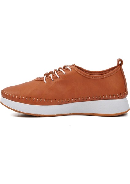 24077 Taba Hakiki Deri Kadın Günlük Ayakkabı modelleri